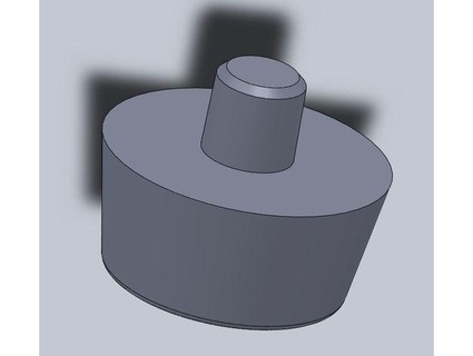 simples pé Elegoo Saturno criador bustos 3d print model - Mito3D