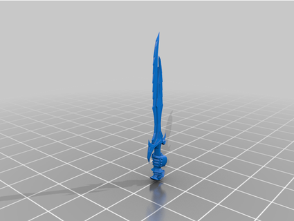 daedric greatsword hand use know what v1ct0r326 3d print model - Mito3D