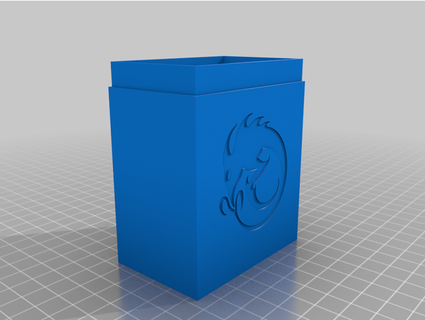 mtg Splitter Deck Box Chesterlemon 3d print model - Mito3D