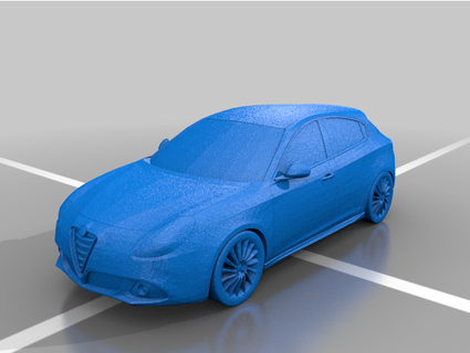 alfa Romeo giulietta 3d print model - Mito3D