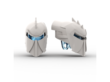 core war ice glatorian helmet 1 rothanak 3d print model - Mito3D