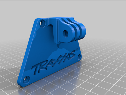 traxxas slash 4x4 gopro mount ckreations 3d print model - Mito3D