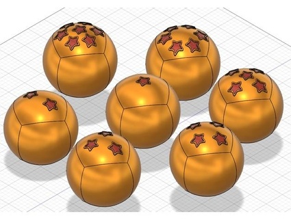 7 Drachen Ball zeb 3d 3d print model - Mito3D