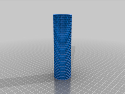 Struktur Zylinder mbfj 3d print model - Mito3D