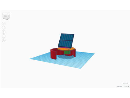 modular solar rastreador n20 motor 0badrobot0 3d print model - Mito3D