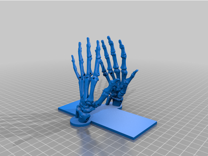 skeleton hands napkin holder sheizer37 3d print model - Mito3D