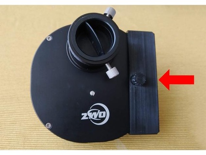 manual 125 filter wheel cover alinoe 3d print model - Mito3D