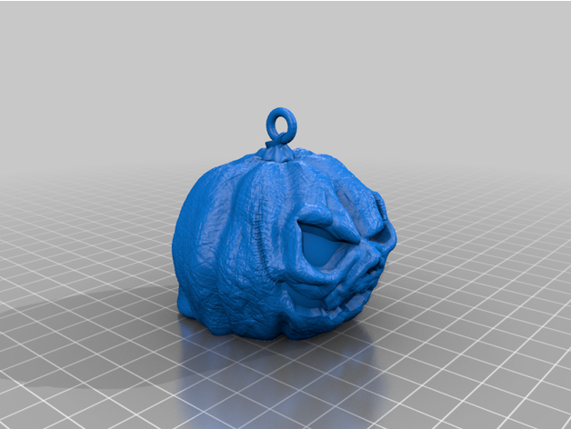 Halloween Tod pfeifen Remix Halskette Ring Justin Schnee 3D print model - Mito3D