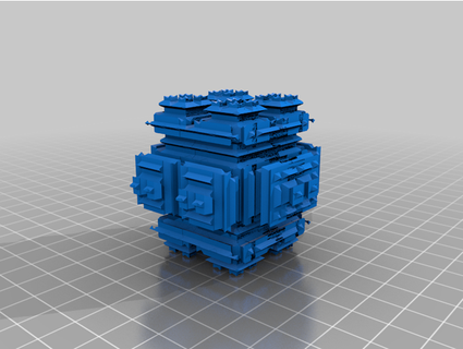 hilbert cubo syzguru11 3d print model - Mito3D