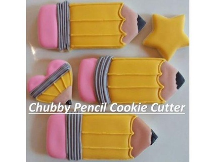 chubby pencil cookie cutter wicbo 3d print model - Mito3D