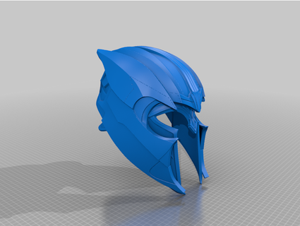 sci fi helm daviddacreator 3d print model - Mito3D