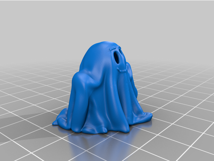 fantasma sopracciglia pensatore puzzolente 3d print model - Mito3D