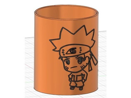 crayon boîte Naruto zeb 3d 3d print model - Mito3D