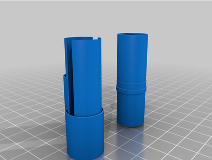 trabajando lápiz labial recipiente barrycadlac 3d print model - Mito3D