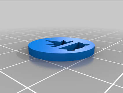 Tiegel bewachen Fokus Zeichen erfinden 3d print model - Mito3D