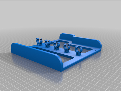 screwdriver holder rack partmaker 3d print model - Mito3D