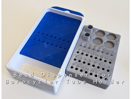 bead dispenser barocycler tube holder stevew91 3d print model - Mito3D
