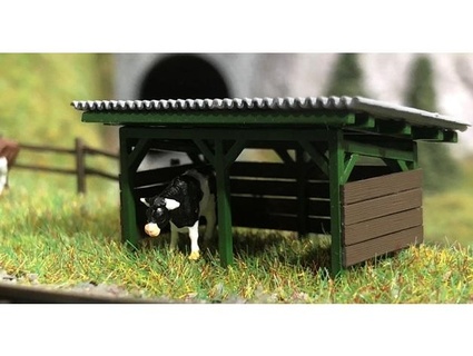 n scale cow shelter sevenc426 3d print model - Mito3D