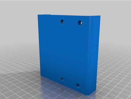 slat wall 1u plate b chking 3d print model - Mito3D