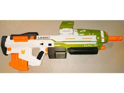 Halo ma40 nerf pistolet mur monter f22rapt 3d print model - Mito3D