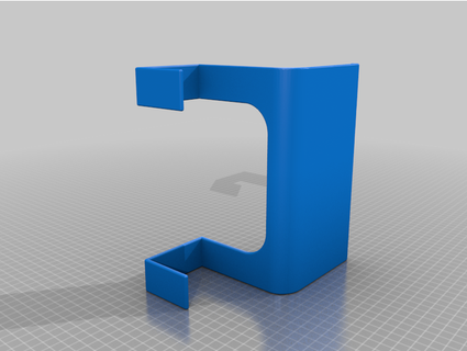 shelf 7cm cubicle wall iamthewally 3d print model - Mito3D