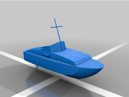 beach boat michellej2018 3d print model - Mito3D