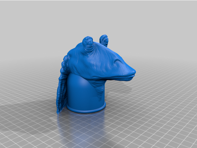 Jarjar Scharnier Ball Startseite Mantel Zecken 3D print model - Mito3D