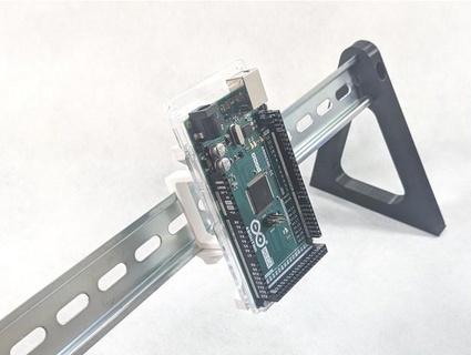 arduino mega din holder opentux 3d print model - Mito3D
