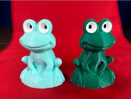 froggy follows new great artist discovery 3d print model - Mito3D