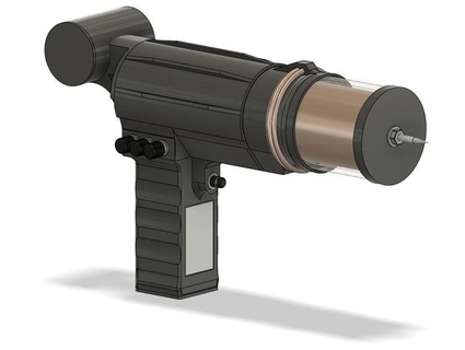 Testpistole v10 teslaundmehr 3d print model - Mito3D
