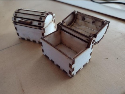 tiny treasure chest juewei 3d print model - Mito3D