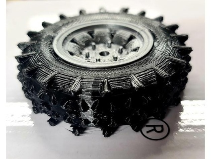 1 10 échelle rc camion agressif pneu manigance 3d print model - Mito3D