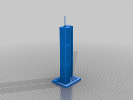 twin towers crocoduck 3d print model - Mito3D