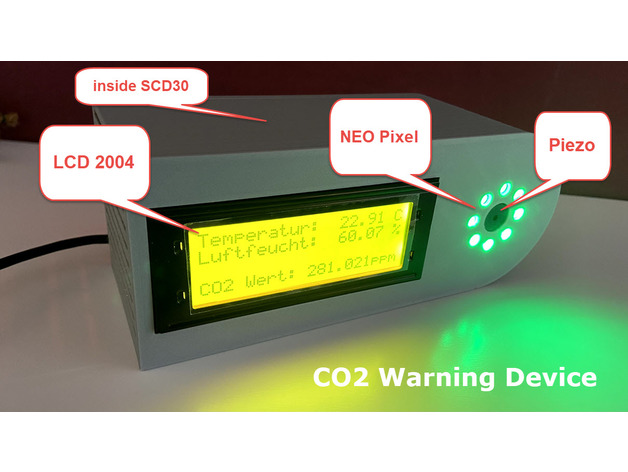 co2 warnger warning device prilchen 3D print model - Mito3D