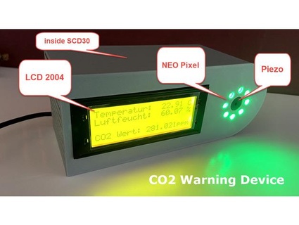 co2 warnger co2 warning device prilchen  3d print model - Mito3D