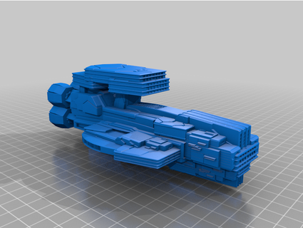 tierra Ciencias buque 2065 castillo tablero 3d print model - Mito3D