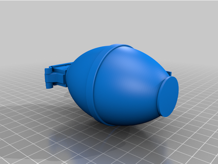 m26 mão Grenade deeterontop 3d print model - Mito3D