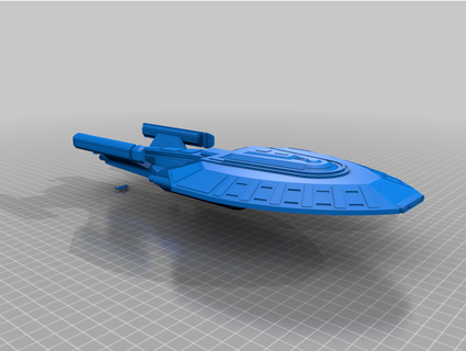 medio 25th siglo flota estelar Embarcacion michellej2018 3d print model - Mito3D