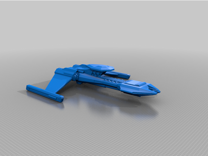 klingon warship michellej2018 3d print model - Mito3D