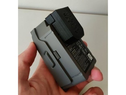 dji mavic 2 pró USB bateria adaptador dcoder97 3d print model - Mito3D