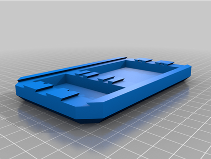 Kryptoplatte Wiederherstellung Samen 12 Trezor Box Nagelfeile 3d print model - Mito3D