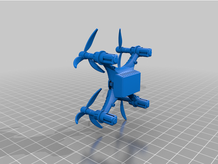 Drohne Mini bianchoiv 3d print model - Mito3D
