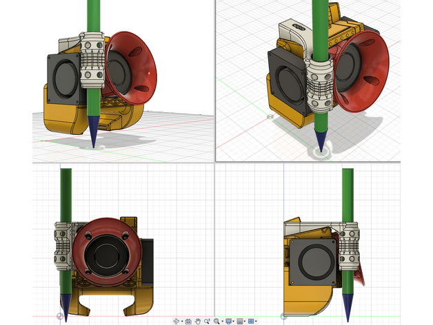 dolma kalem Kulp destek Satsana çift 4010 hayran yeniden düzenleme serberusenatör 3D print model - Mito3D