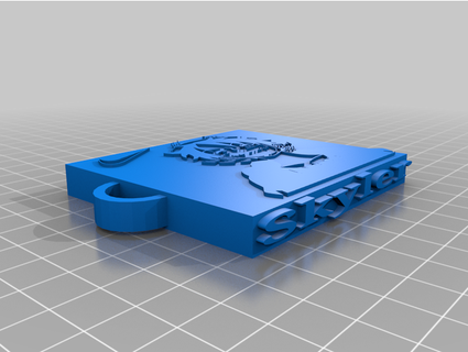 key chain example size slms 3d print model - Mito3D