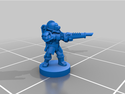 milky way militia extra troopers tc63 3d print model - Mito3D