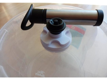 vacuum wine saver cork valve adapter b3n3d1k7 3d print model - Mito3D