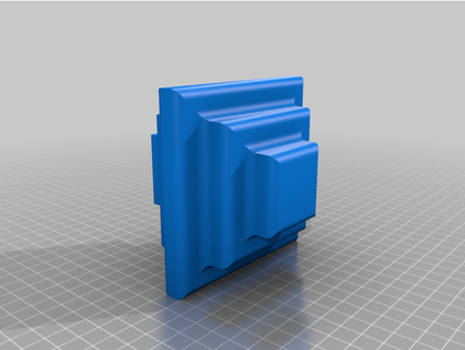 sqair vase top bottom rounded edges johnkh 3d print model - Mito3D