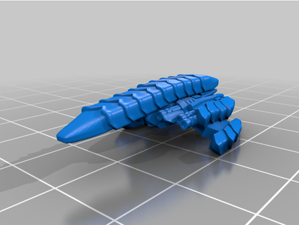 sci fi gemiler örneklem paketlemek Kickstarter Salıverme örnekler önceden desteklenen uzun bacaklı 3d print model - Mito3D