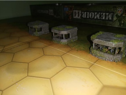 memória '44 totalmente aberto bunker independente golpe 3d print model - Mito3D
