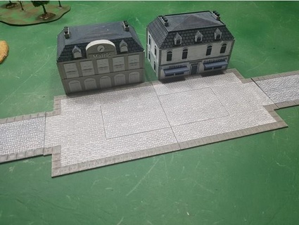 fow cobblestone road - town square arctic fox 3d print model - Mito3D